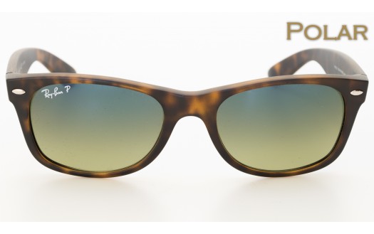 Ray-Ban New Wayfarer Matte Polarised (RB2132 894/76 52mm) saules brilles